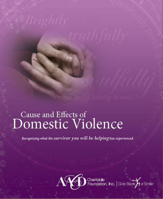 Cause and Effects of Domestic Violence Brochure