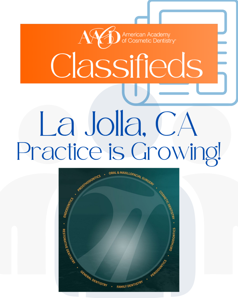 AACD Classifieds | Associate Dentist Opportunity: La Jolla, CA (Mentorship & Growth)