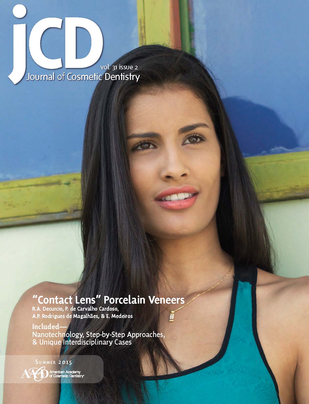American Academy of Cosmetic Dentistry Journal of Cosmetic Dentistry Volume 31, Issue 2 cover