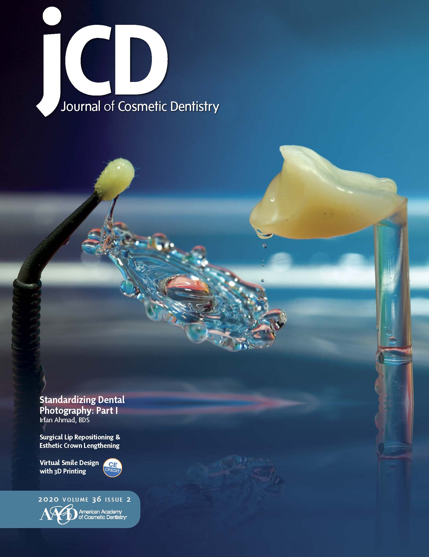 American Academy of Cosmetic Dentistry Journal of Cosmetic Dentistry Volume 36, Issue 2 cover