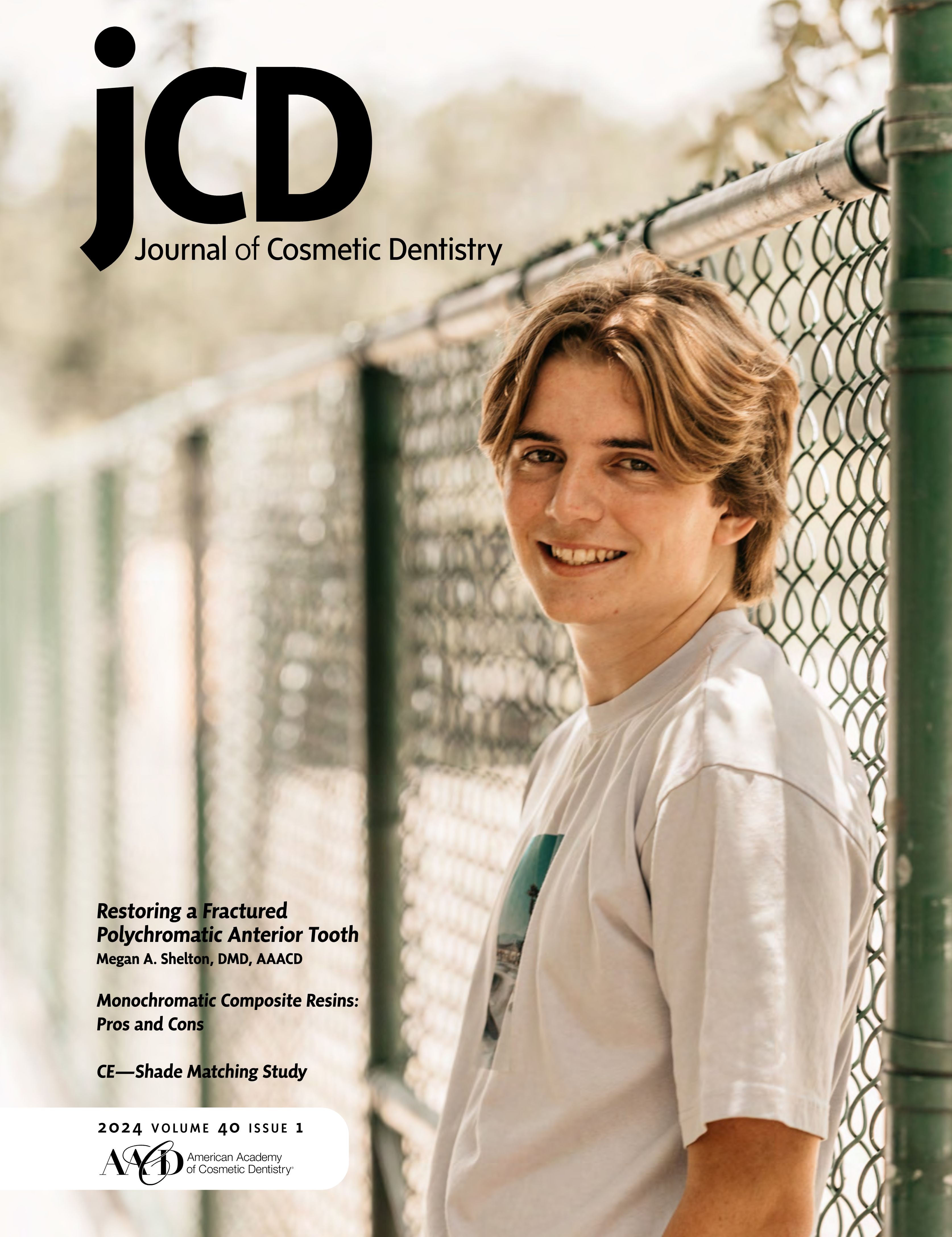 American Academy of Cosmetic Dentistry Journal of Cosmetic Dentistry Volume 40, Issue 1 cover